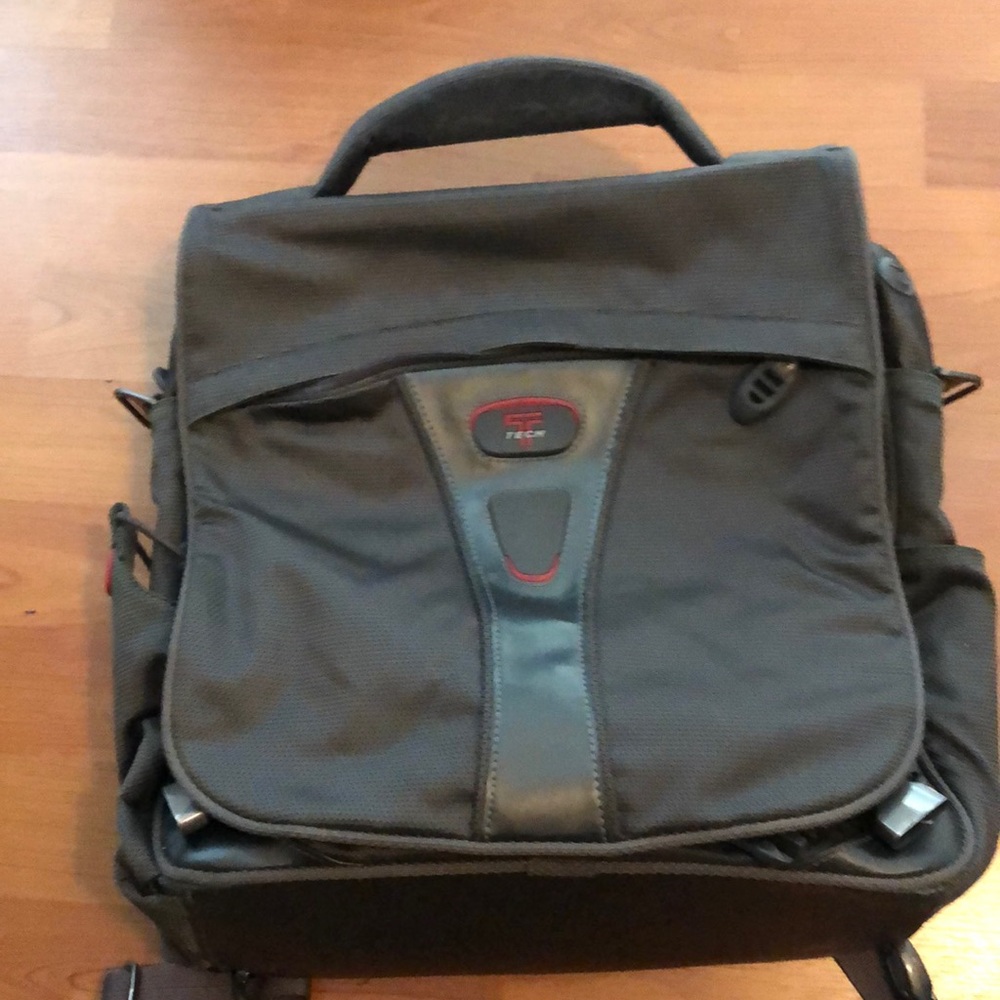 Tumi tech backpack in grey